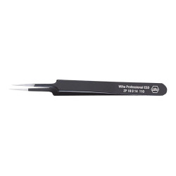 Wiha (32334) Tweezer  ESD  Precision  Straight  Pointed  Stainless Steel