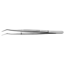 Ideal-Tek (650.SA) Tweezer  General Purpose  Bent  Stainless Steel