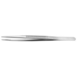 Ideal-Tek (121.SA) Tweezer  Straight  Round  Stainless Steel  160mm