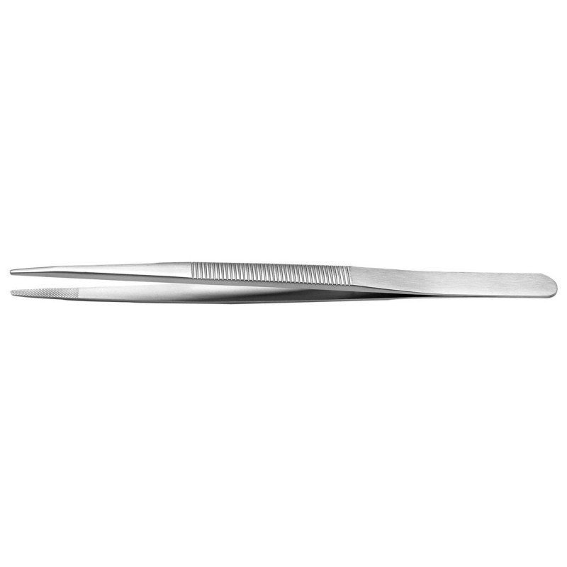 Ideal-Tek (121.SA) Tweezer  Straight  Round  Stainless Steel  160mm