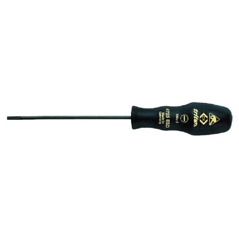 CK Tools (T4725ESD 41) Screwdriver  ESD  100 mm Blade  4mm Tip