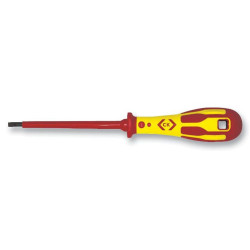 CK Tools (T49144-040) Screwdriver  Slotted  VDE  100mm Blade  4mm Tip