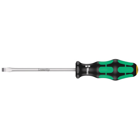 Wera (05007620001) Screwdriver, Slotted, 6 mm Tip, 125 mm Blade