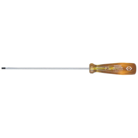 CK Tools (T4975 10) Screwdriver  Slotted  Parallel  250mm Blade  4mm Tip