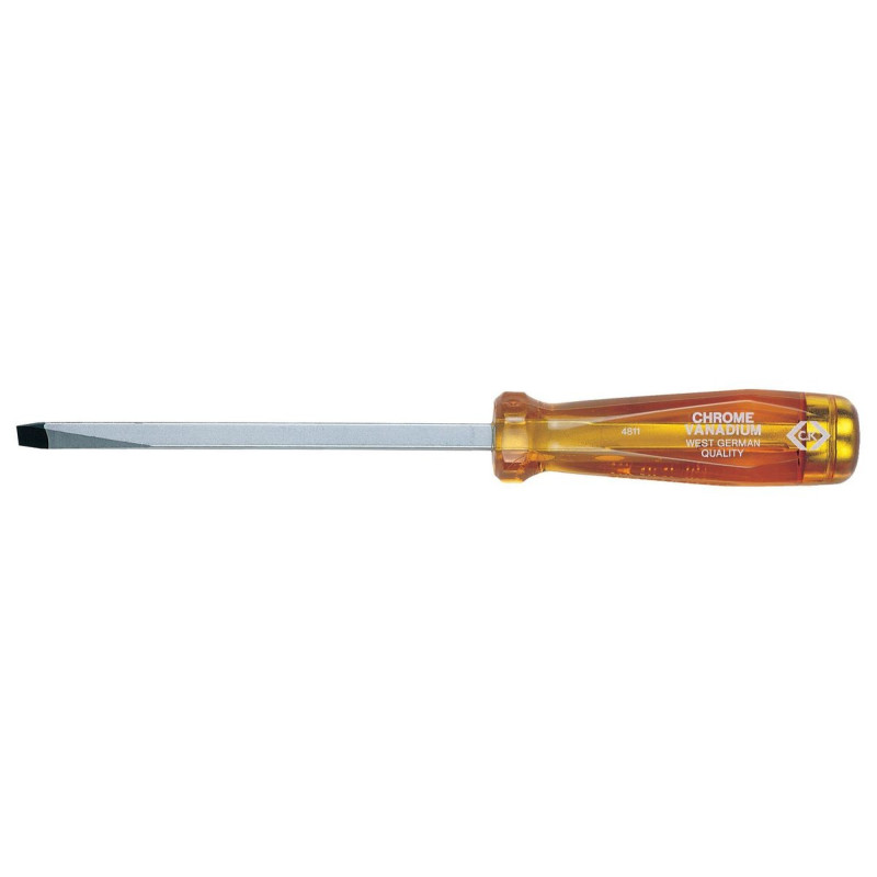 CK Tools (T4811 08) Screwdriver  Slotted  200mm Blade  10 mm Tip