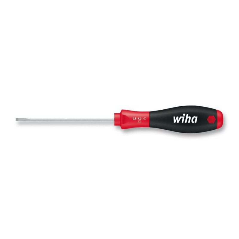 Wiha (302-3) Screwdriver  Slotted  80 mm Blade  3 mm Tip