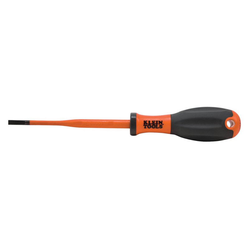 Klein Tools (32243INS) Screwdriver  Slotted  VDE  4 mm Tip  100 mm Blade