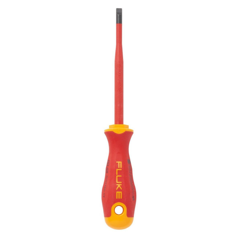 Fluke (ISLS8) Screwdriver  Slotted  Insulated  VDE  1000 V  0.25  Tip  5"