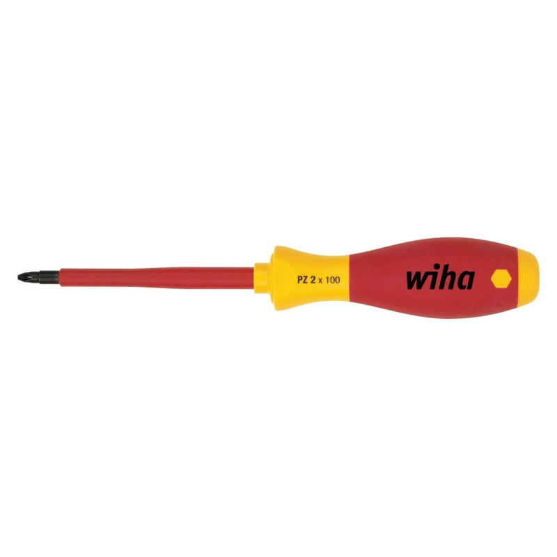 Wiha (00878) Screwdriver, Pozidrive, PZ1 Tip, 80 mm Blade