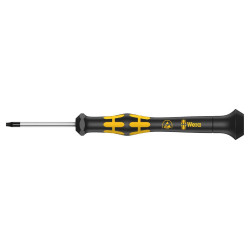 Wera (030122) Screwdriver, TORX T6,  ESD Safe, Ergonomic Handle