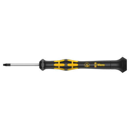 Wera (030122) Screwdriver, TORX T6,  ESD Safe, Ergonomic Handle