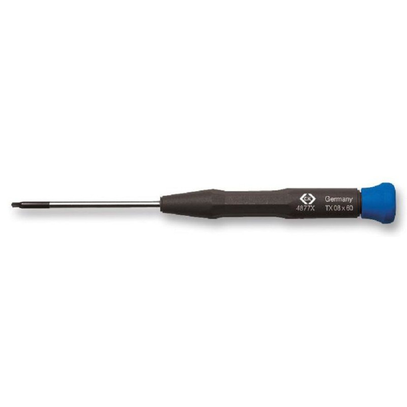 CK Tools (T4877X 08) Screwdriver  TORX T8  Ergonomically Handle  160mm