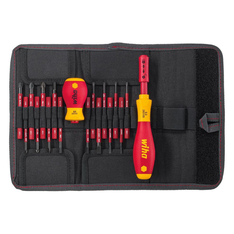 Wiha (41231) Screwdriver Set  Slotted  Phillips  Pozidriv  Torx  Hex Socket