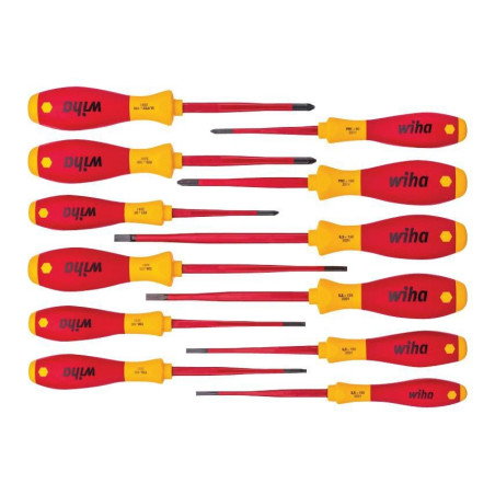 Wiha (41003) Screwdriver Set  Assorted  12 Pieces