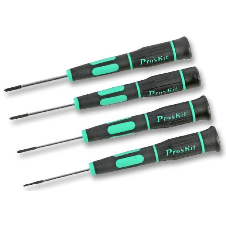 Pro's Kit (SD-081G) Screwdriver Ser - Tri Wing (4Pcs)