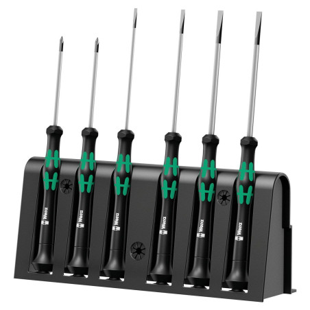 Wera (2035/6A) Screwdriver Set  Electronic  Slotted/Phillips  6-Piece