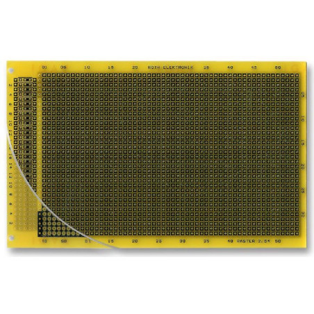 Roth Elektronik (RE201-LFDS) PCB  Eurocard  FR4  Epoxy Glass Composite