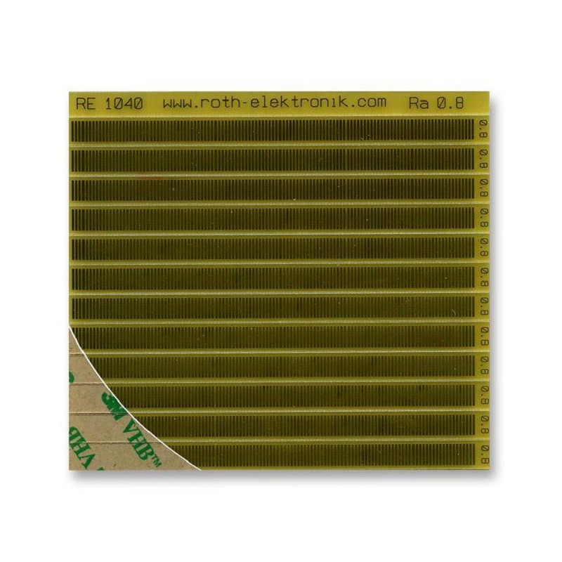 Roth Elektronik (RE1040) Contact Strips  Self-Adhesive  Epoxy Glass