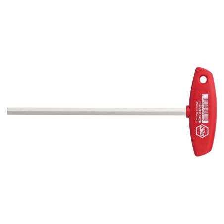 Wiha (00921) Hex Key, 6 mm, 0.24 , T Handle, 100 mm"