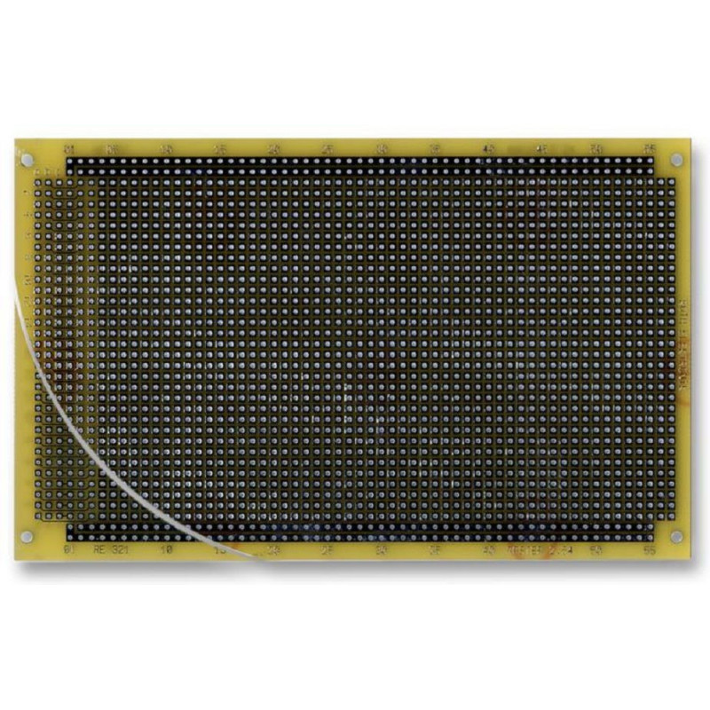 Roth Elektronik (RE321-LF) PCB  Double-Sided  Eurocard  Epoxy Fibreglass