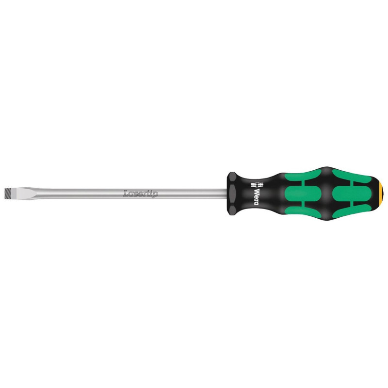 Wera (05007635001) Screwdriver, Slotted, 7 mm Tip, 150 mm Blade, 255 mm