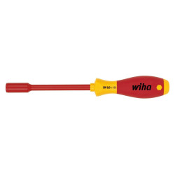 Wiha (00857) Nut Driver, Hex, 6 mm Drive, 125 mm Blade, 236 mm Overall