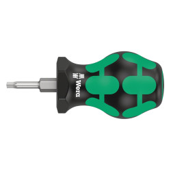 Wera (367 STUBBY TX 10 X 25 MM) Stubby Screwdriver  Torx  T10  25mm