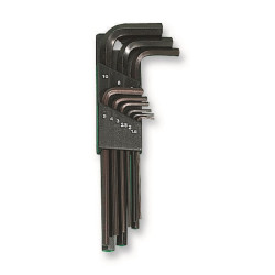 Duratool (K250HX4100-1) Hex Key Set  Long Series  9 Pieces