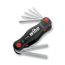 Wiha (23035) Hex Key Set  Fold-Out Holder  7 Pieces