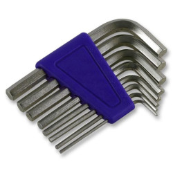 Duratool (D00589) Hex Key Set  With Holder  1/16  - 1/4 "  8 Piece"