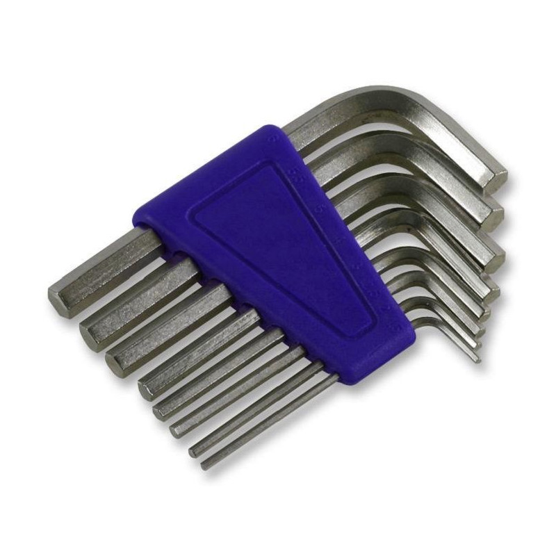 Duratool (D00589) Hex Key Set  With Holder  1/16  - 1/4 "  8 Piece"