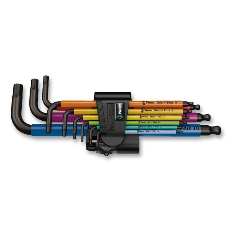 Wera (950 SPKL/9 SM N MULTICOLOUR SB) Hex L-Key Set (9 Piece)