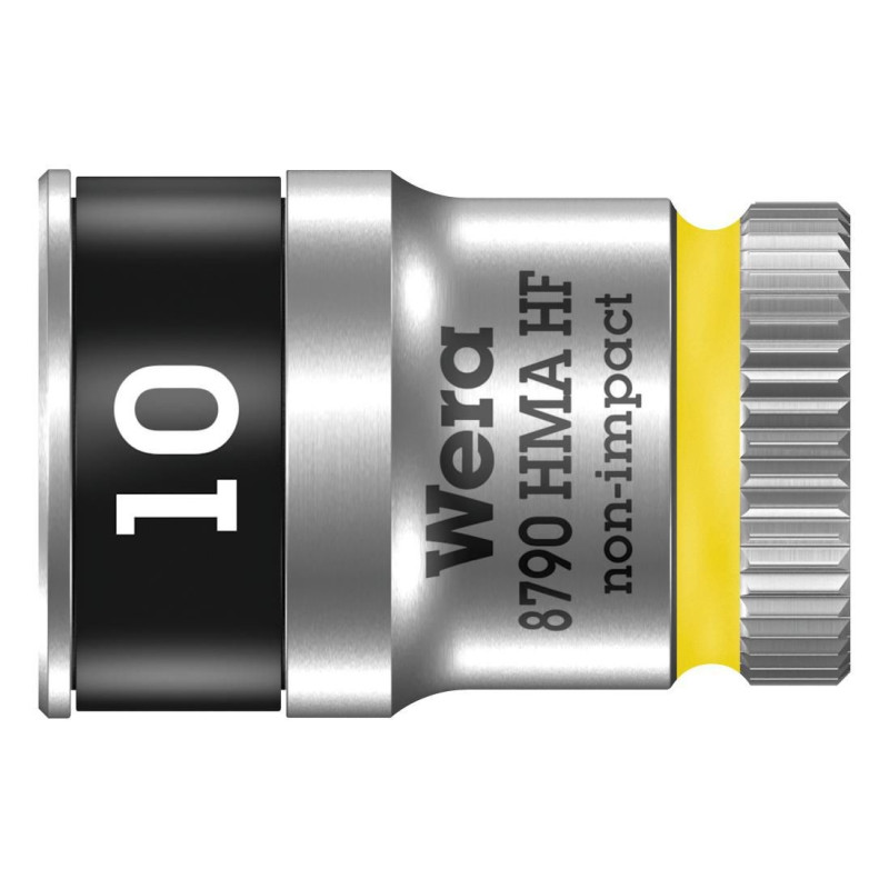 Wera (8790 10.0) Socket  Hex  Zyklop Series  10mm AF  6.35mm Drive