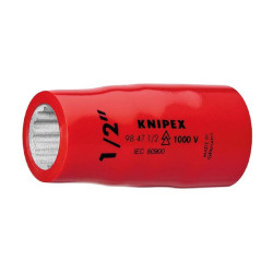 Knipex (98 47 1) Socket  12 Point  1"  1/2" Drive  Chrome Vanadium Steel"