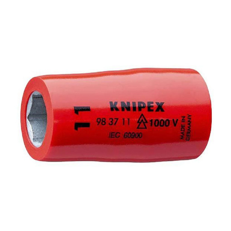 Knipex (98 37 11) Socket  Hexagon  0.375 Drive  11 x 43 mm"