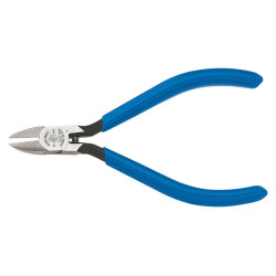 Klein Tools Plier  Spring Loaded  Diagonal  Semi-Flush  108mm