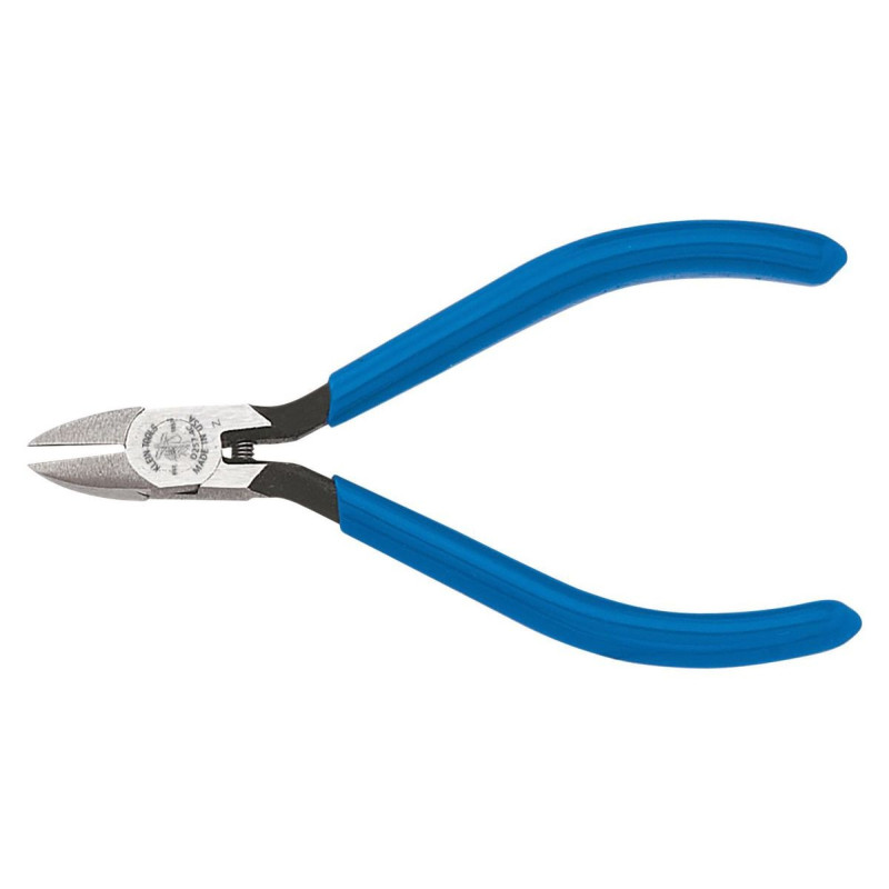 Klein Tools Plier  Spring Loaded  Diagonal  Semi-Flush  108mm