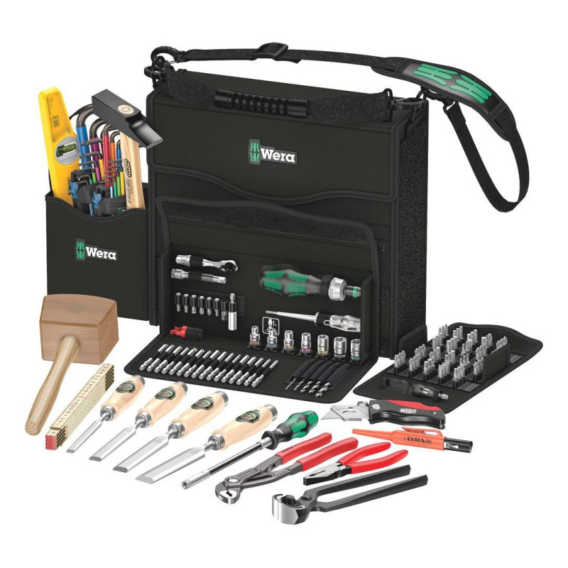 Wera (05134011001) Tool Kit, Wood Application, 134 Pieces