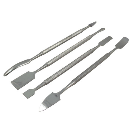 Ideal-Tek Spatula Kit  Stainless Steel  4 Piece  6.7