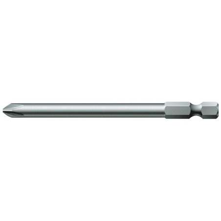 Wera (05059775001) Driver Bit, Phillips, 1/4  Drive, PH2, 89 mm Length"