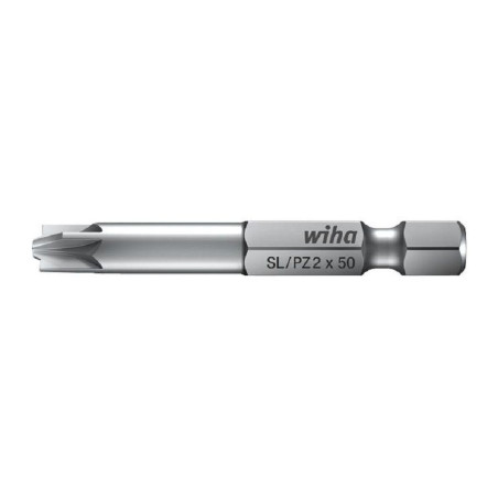 Wiha (32497) Hex Driver Bit  Pozidriv  Slotted  PZ2  70 mm Length