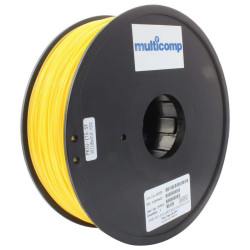 3D Printer Filament PETG 1.75 mm Solid Yellow 250 Degree Celcius Melting Temp