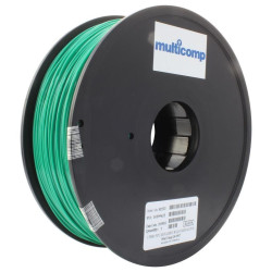 3D Printer Filament PETG 1.75 mm Solid Green 250 Degree Celcius Melting Temp