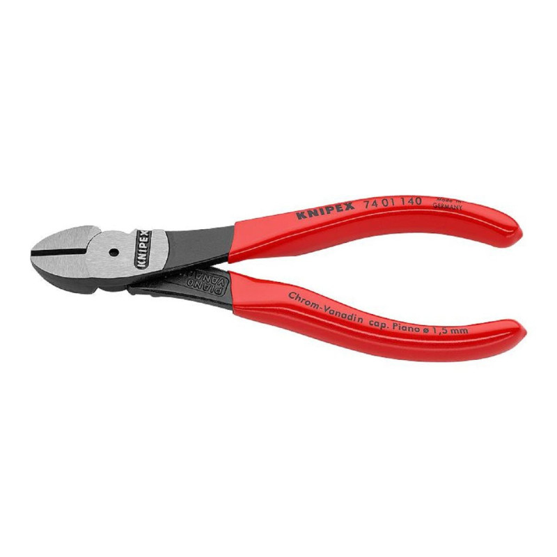 Knipex (74 01 140) Cutter  Precision  140 mm  Diagonal  3.1 mm  64°