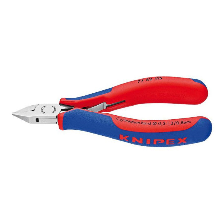 Knipex (77 42 130) Cutter  Precision  130 mm  Diagonal  1.6 mm  57 °