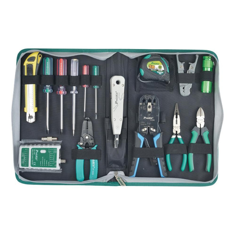 Pro's Kit (PK-4013) Tool Kit  Network Installation  15 Piece