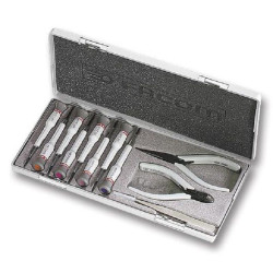 Facom (MT.J3) Precision Tool Set  Micro-Tech Tools  Plastic Case  11 Piece