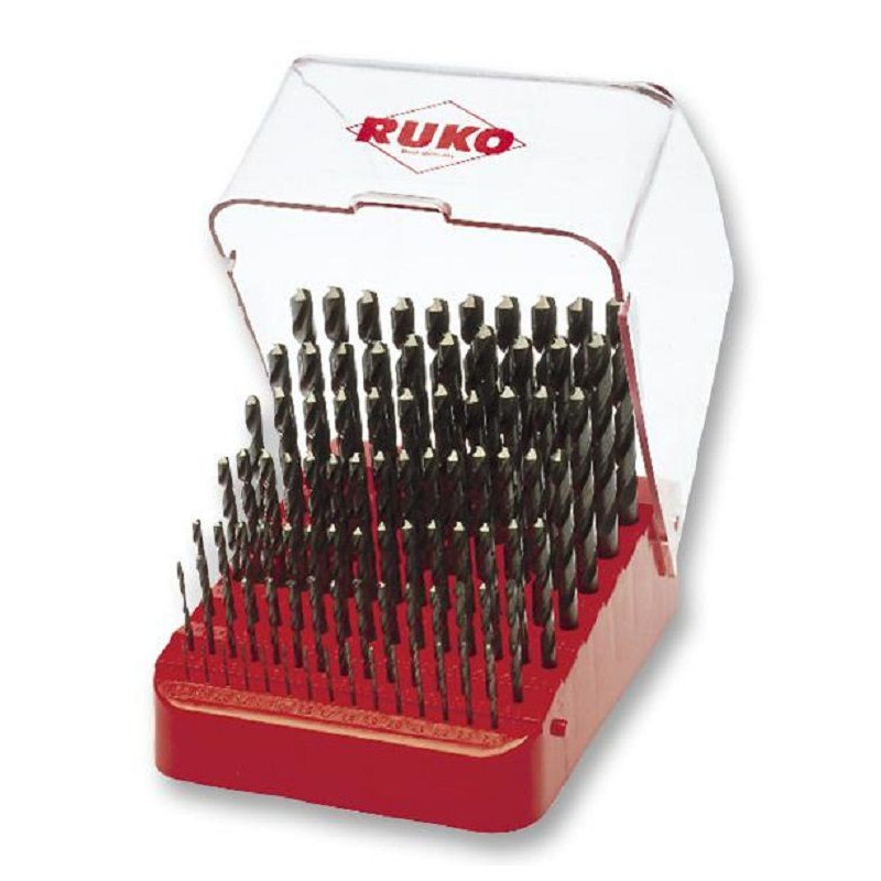 Ruko (205223) Drill Bit Set  HSS Rolled  1 mm - 10 mm  91 Piece