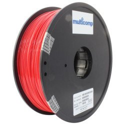 3D Printer Filament PETG 1.75 mm Solid Red 250 Degree Celcius Melting Temp