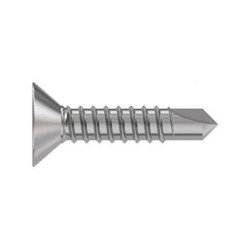 TR Fastenings (4.8 X 25 KTSTDX Z100 DIN7504) Countersunk Head Screws